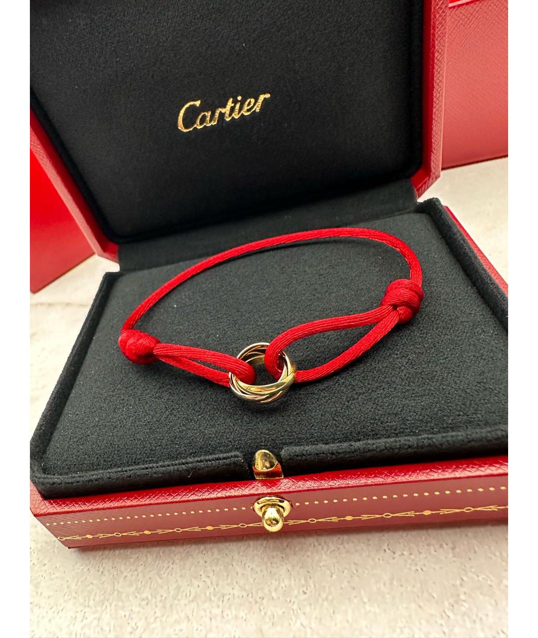 CARTIER Бордовый браслет из белого золота, фото 7