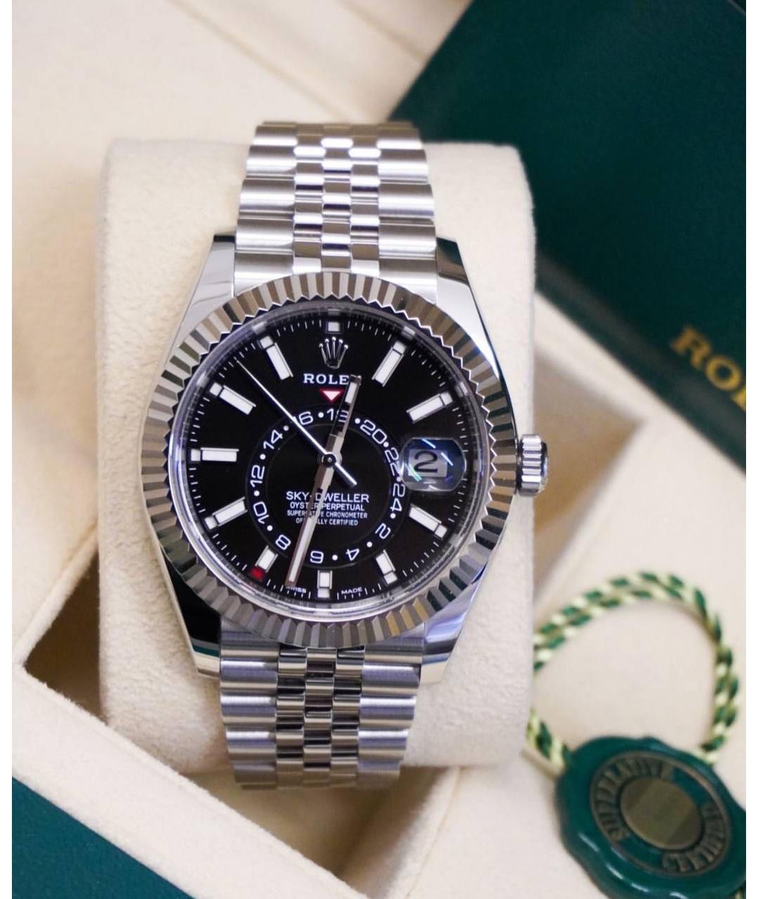 ROLEX Черные часы, фото 3