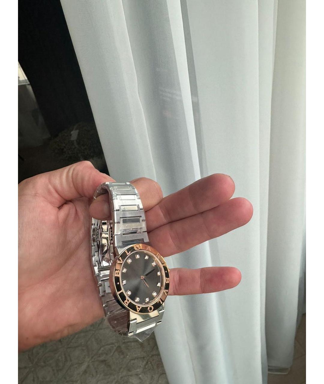 BVLGARI Серебряные часы из розового золота, фото 5