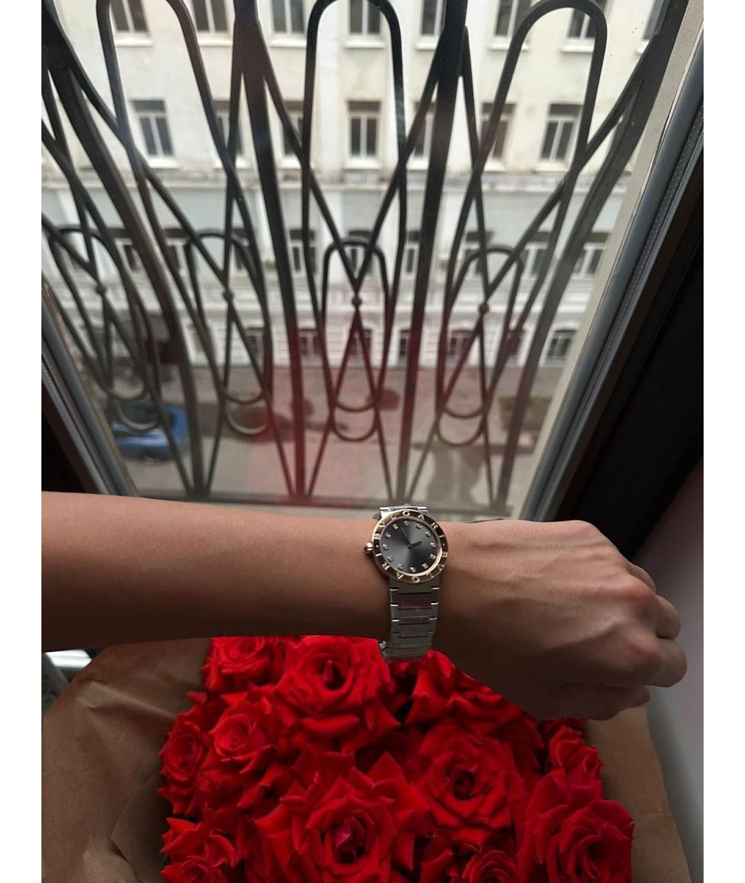 BVLGARI Серебряные часы из розового золота, фото 6