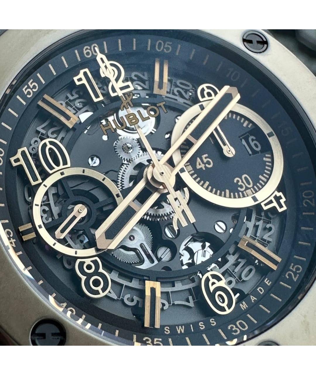 HUBLOT Антрацитовые часы, фото 2