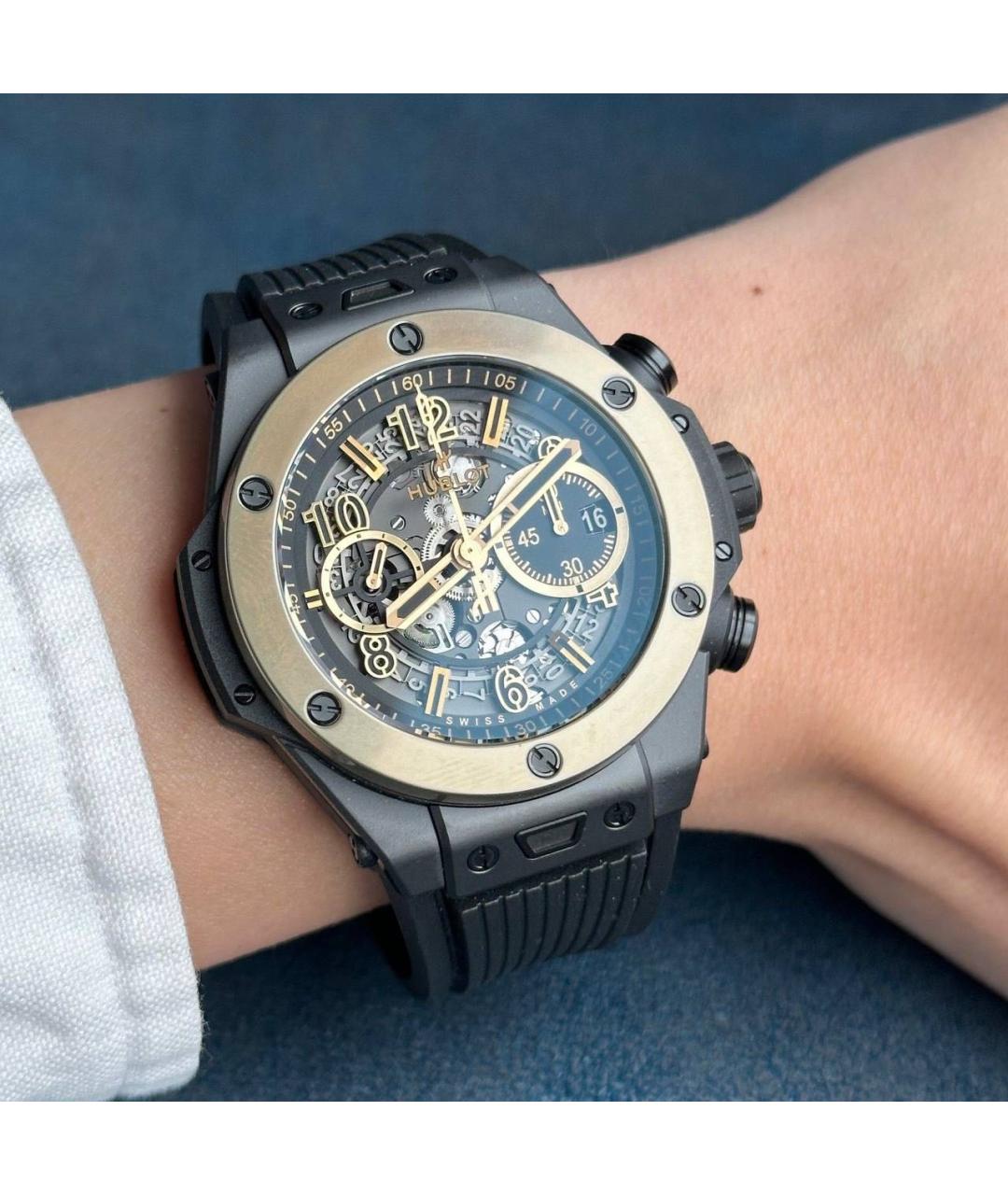 HUBLOT Антрацитовые часы, фото 3