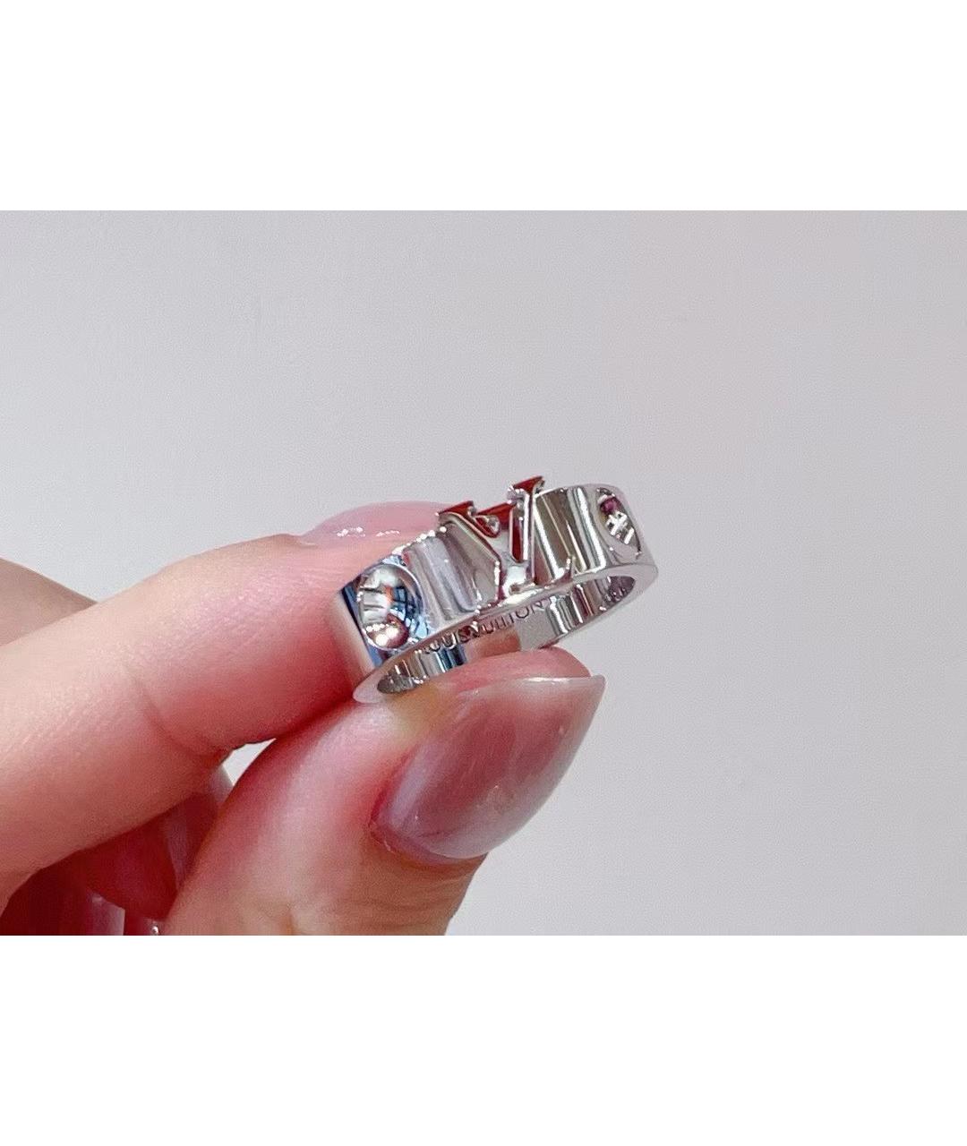 LOUIS VUITTON Серебряное кольцо из белого золота, фото 4