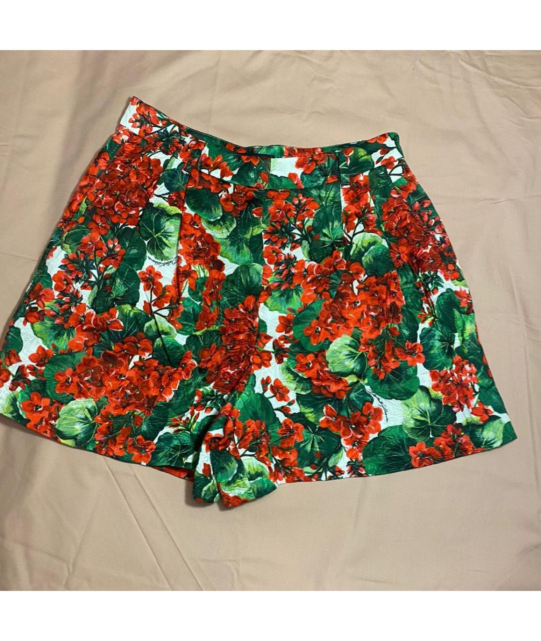 DOLCE&GABBANA Мульти хлопковые шорты, фото 5