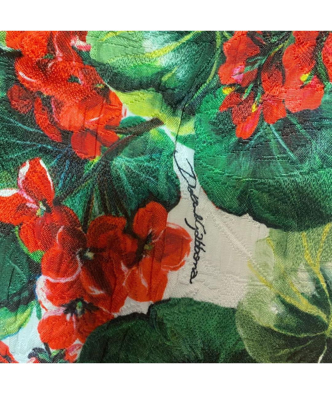 DOLCE&GABBANA Мульти хлопковые шорты, фото 4