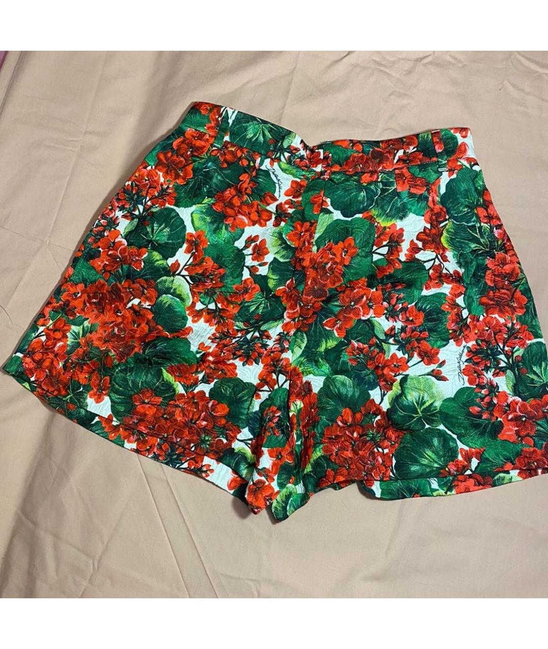 DOLCE&GABBANA Мульти хлопковые шорты, фото 2