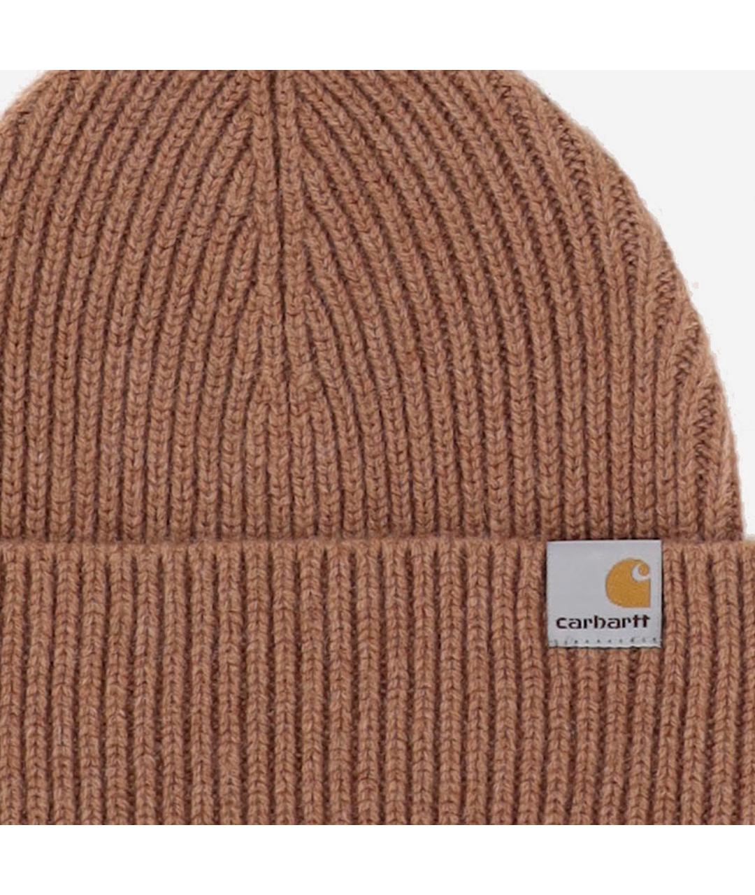 CARHARTT WIP Коричневая шерстяная шапка, фото 3