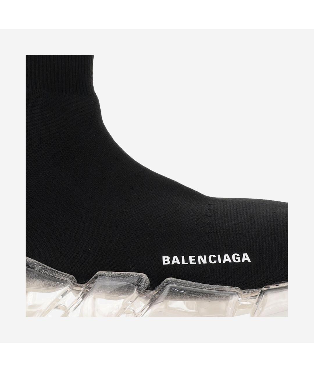 BALENCIAGA Черные высокие кроссовки / кеды, фото 4