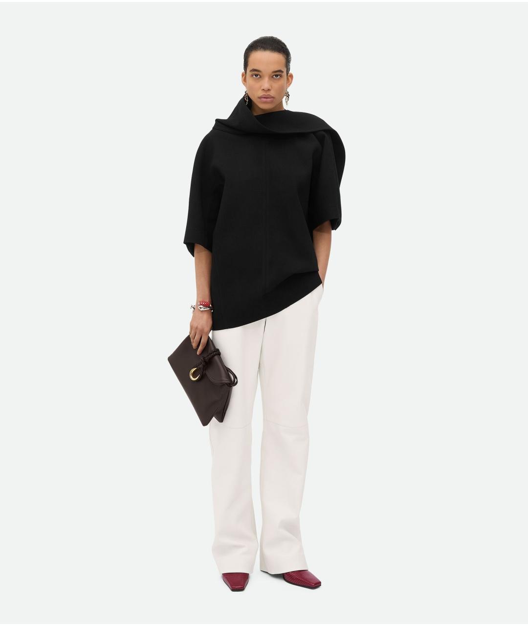 BOTTEGA VENETA Коричневая кожаная сумка через плечо, фото 7