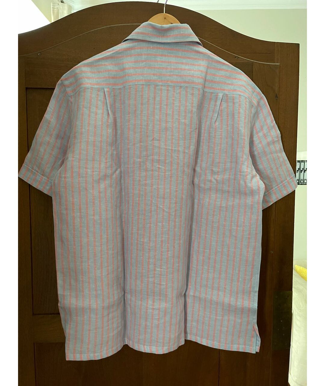 BRIONI Розовая льняная кэжуал рубашка, фото 2