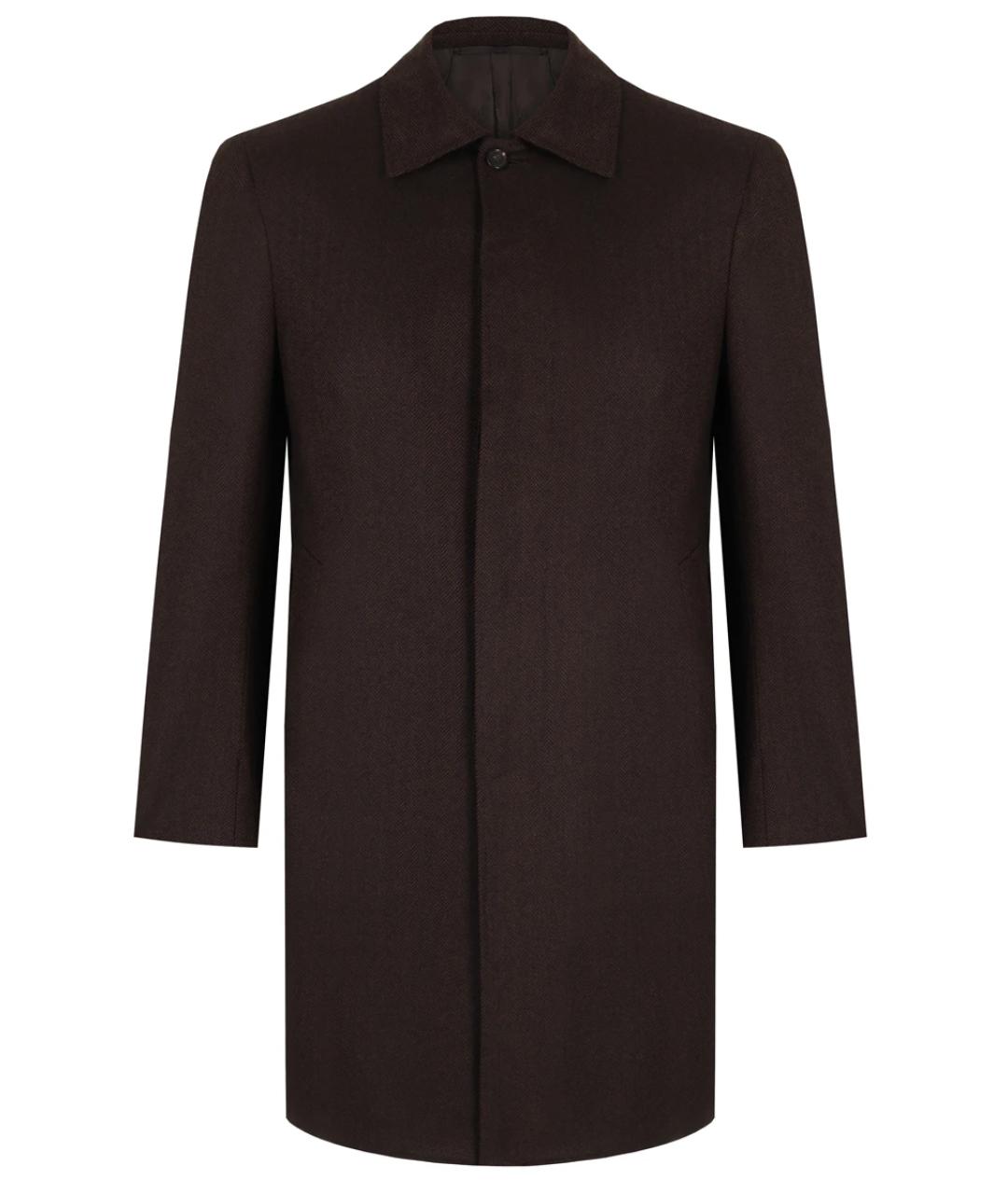 BRIONI Коричневое пальто, фото 1