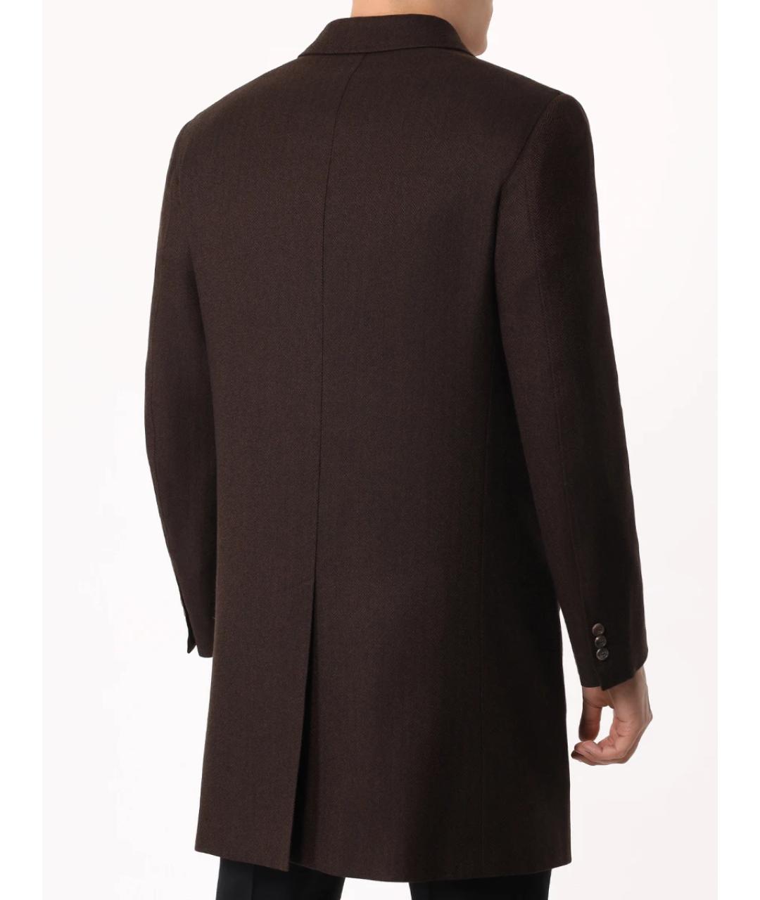 BRIONI Коричневое пальто, фото 3