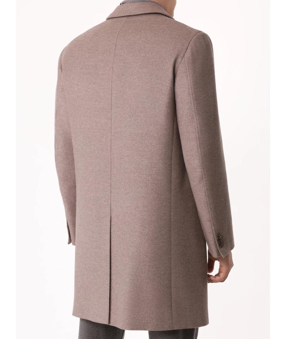 BRIONI Коричневое шерстяное пальто, фото 2