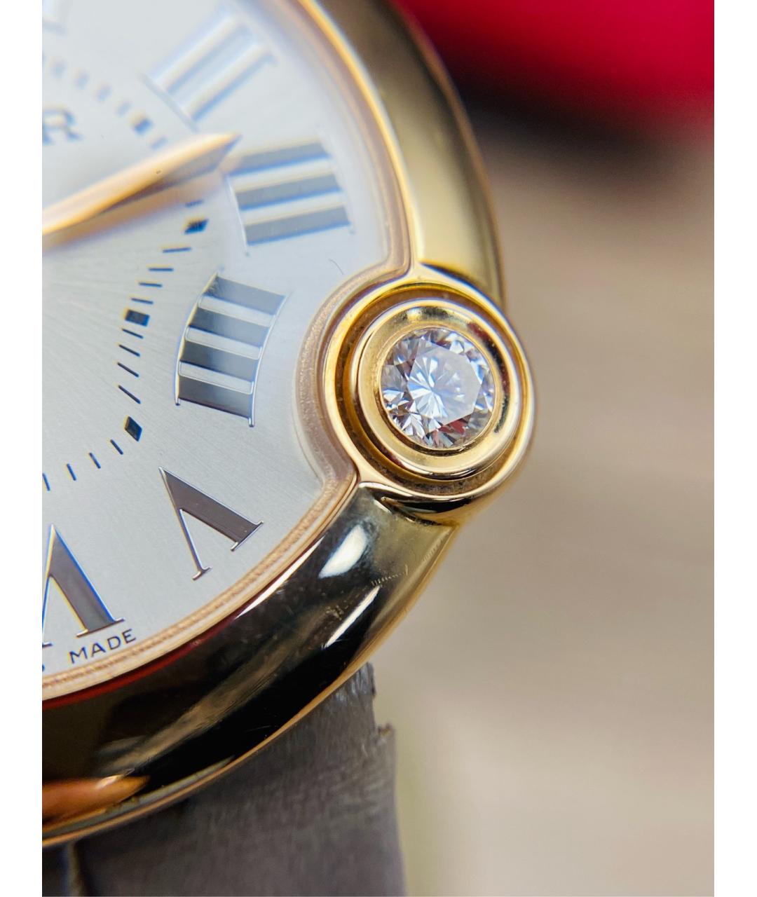 CARTIER Белые часы из розового золота, фото 7