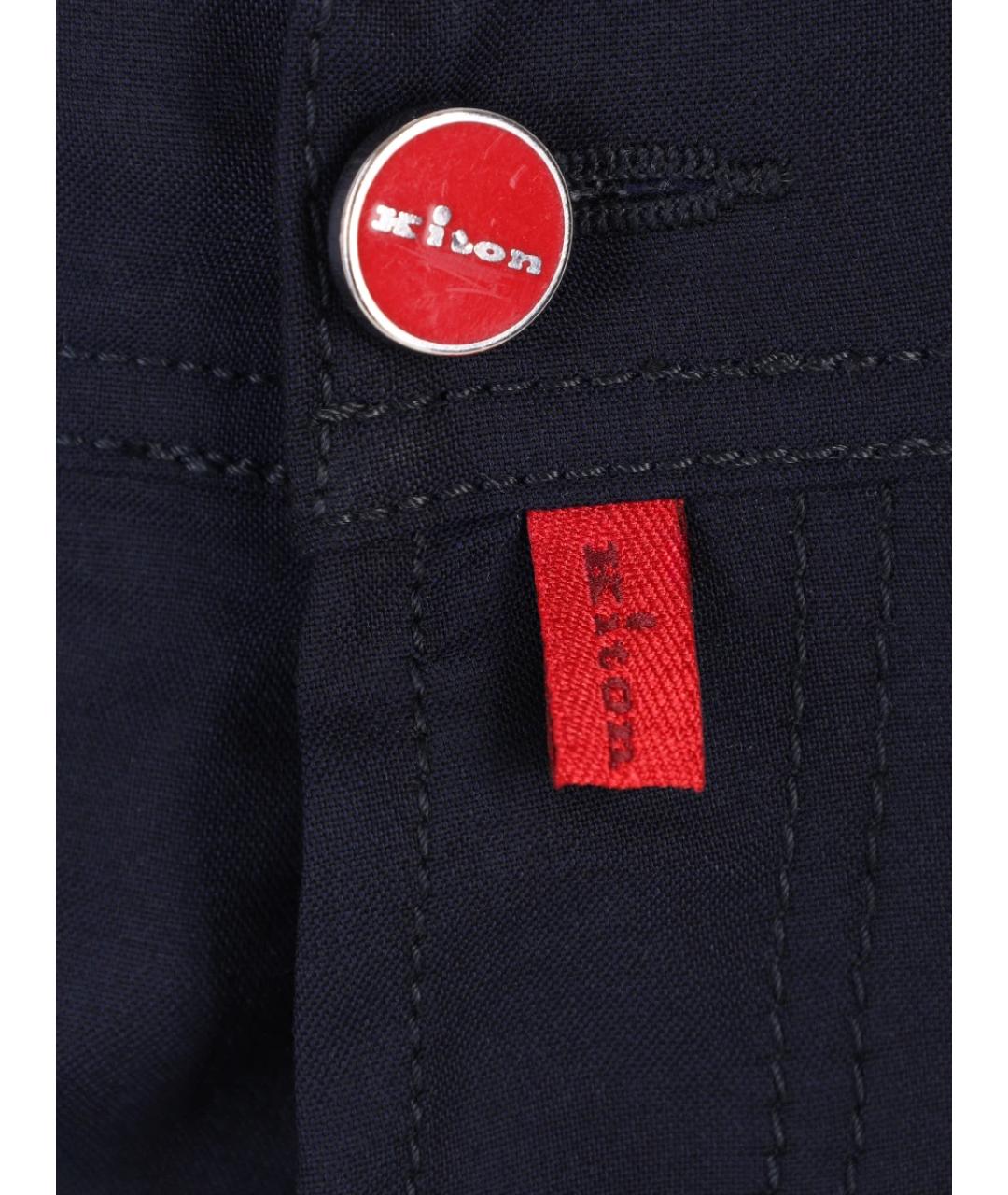 KITON Синие шорты, фото 4