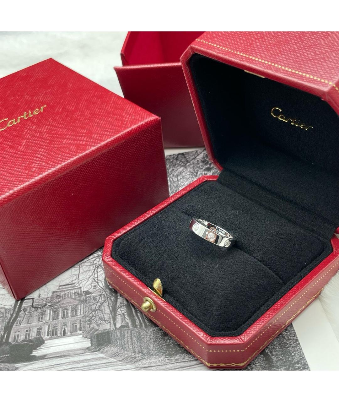 CARTIER Серебряное кольцо из белого золота, фото 2