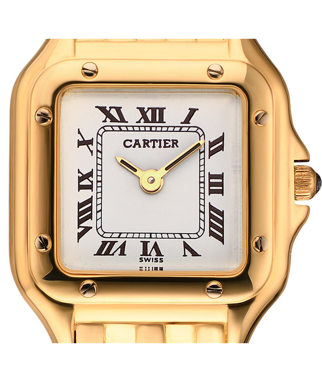 CARTIER Золотые часы из желтого золота, фото 2