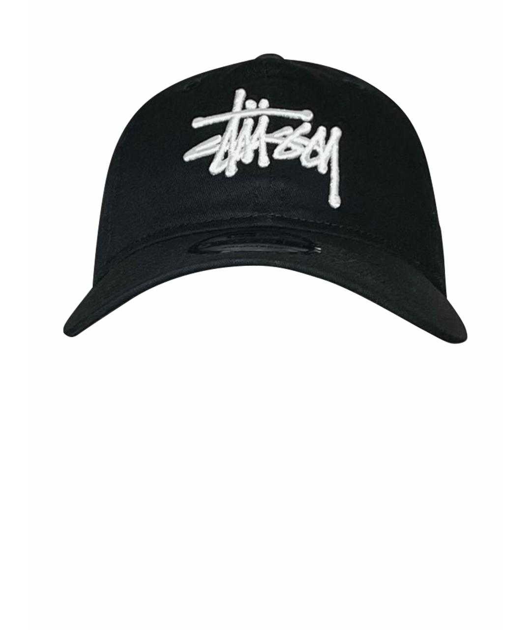 STUSSY Черная хлопковая кепка/бейсболка, фото 1