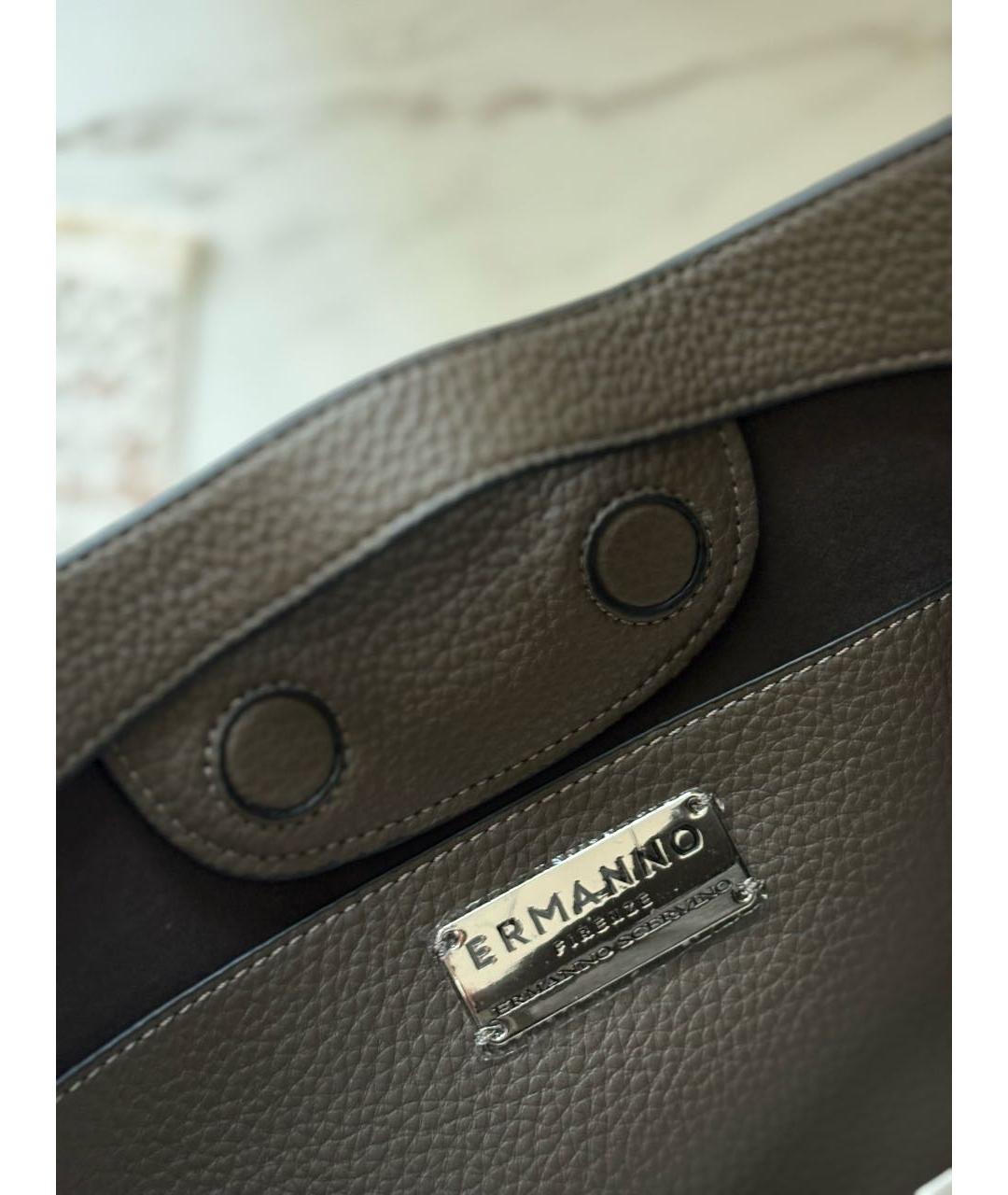 ERMANNO SCERVINO Бежевая сумка тоут из искусственной кожи, фото 4