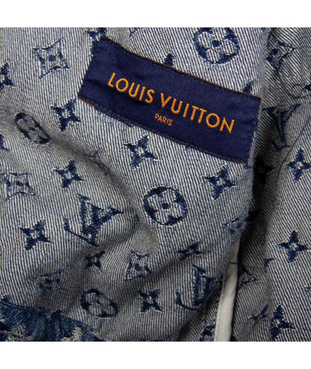 LOUIS VUITTON Синяя хлопковая куртка, фото 5