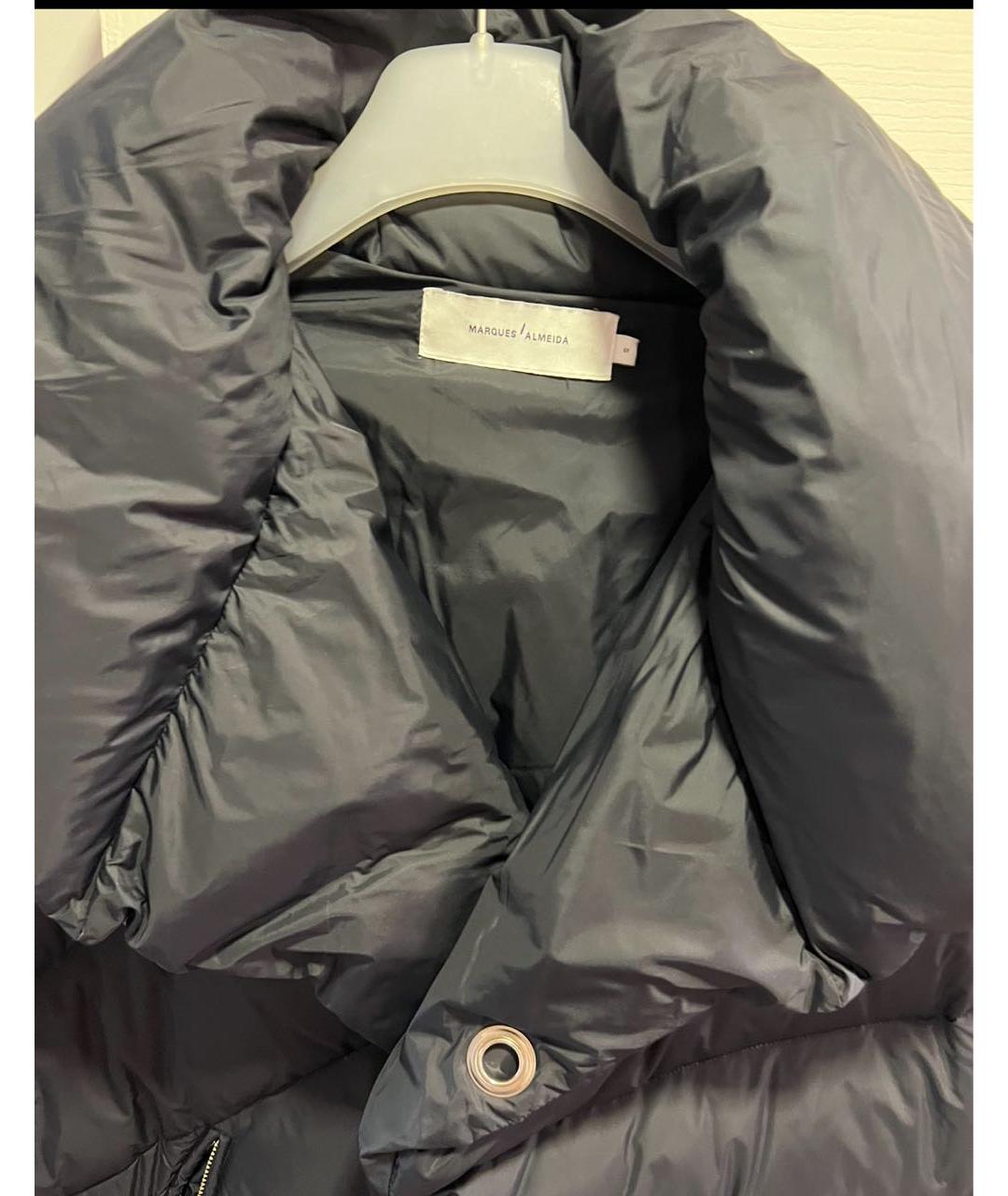 MARQUES' ALMEIDA Черный пуховик, фото 3