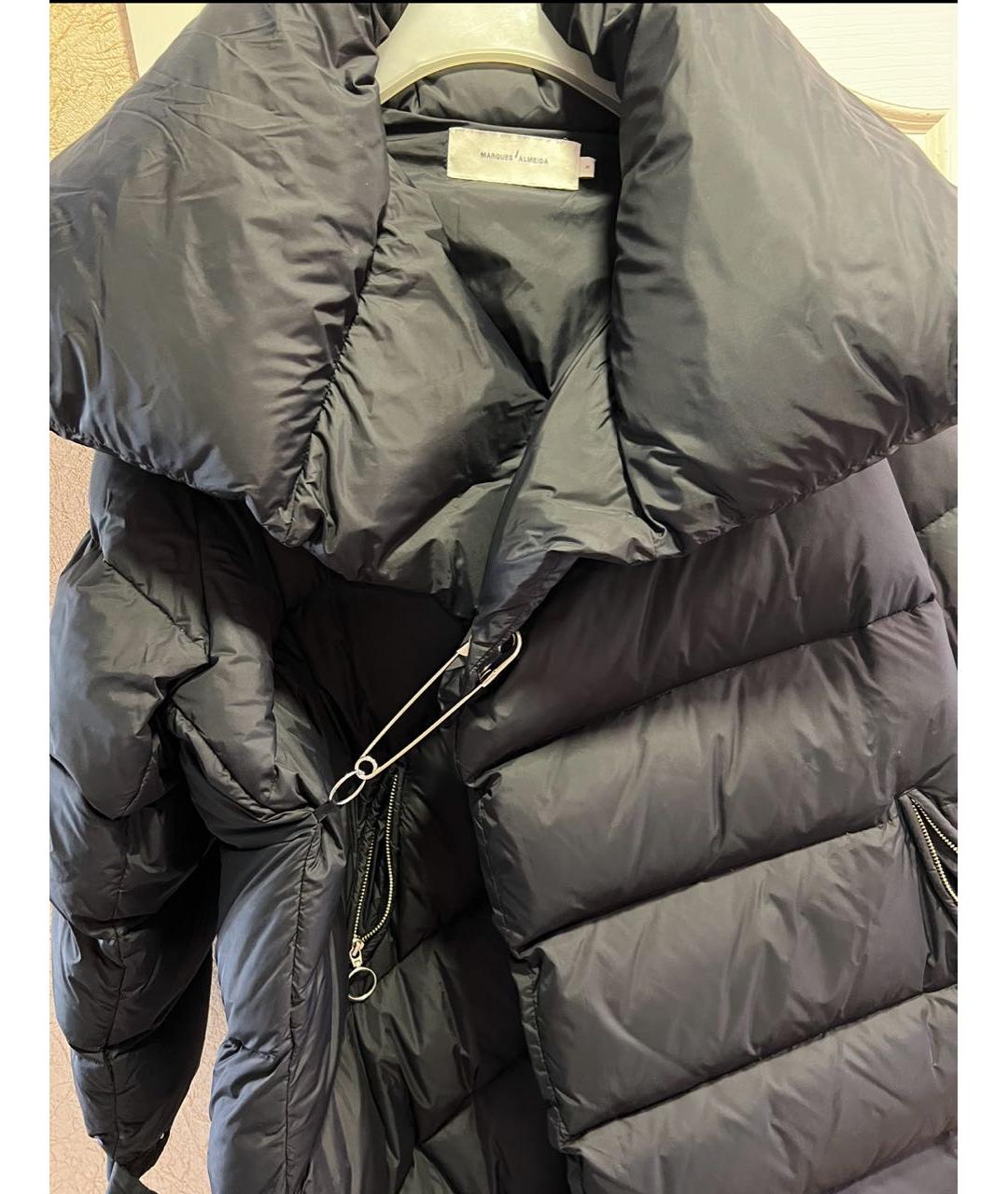 MARQUES' ALMEIDA Черный пуховик, фото 4