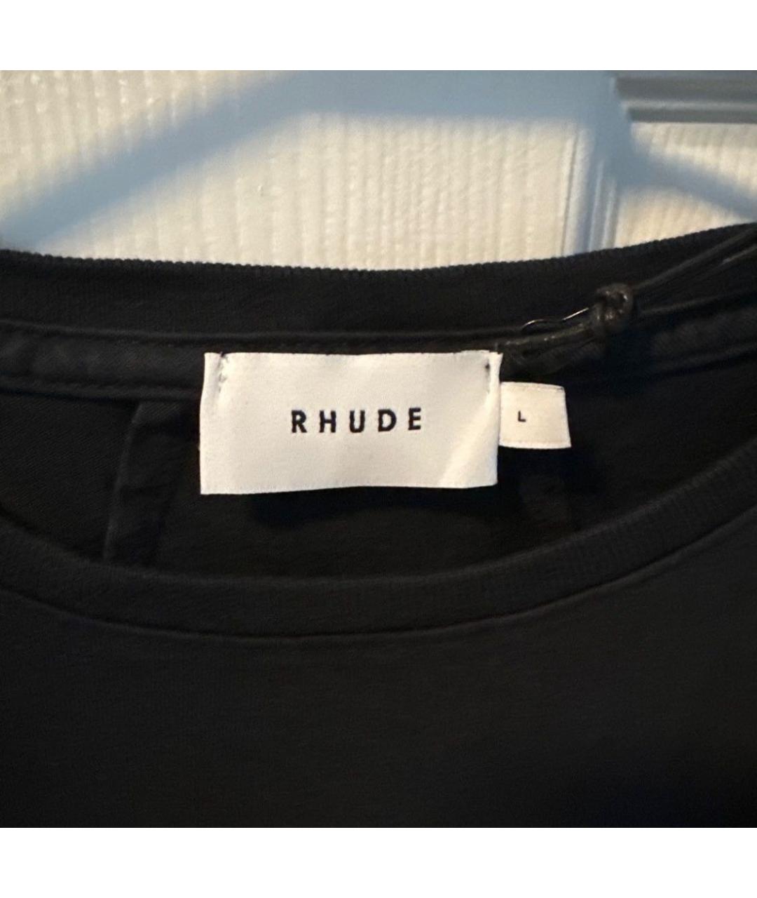 RHUDE Хлопковая футболка, фото 6