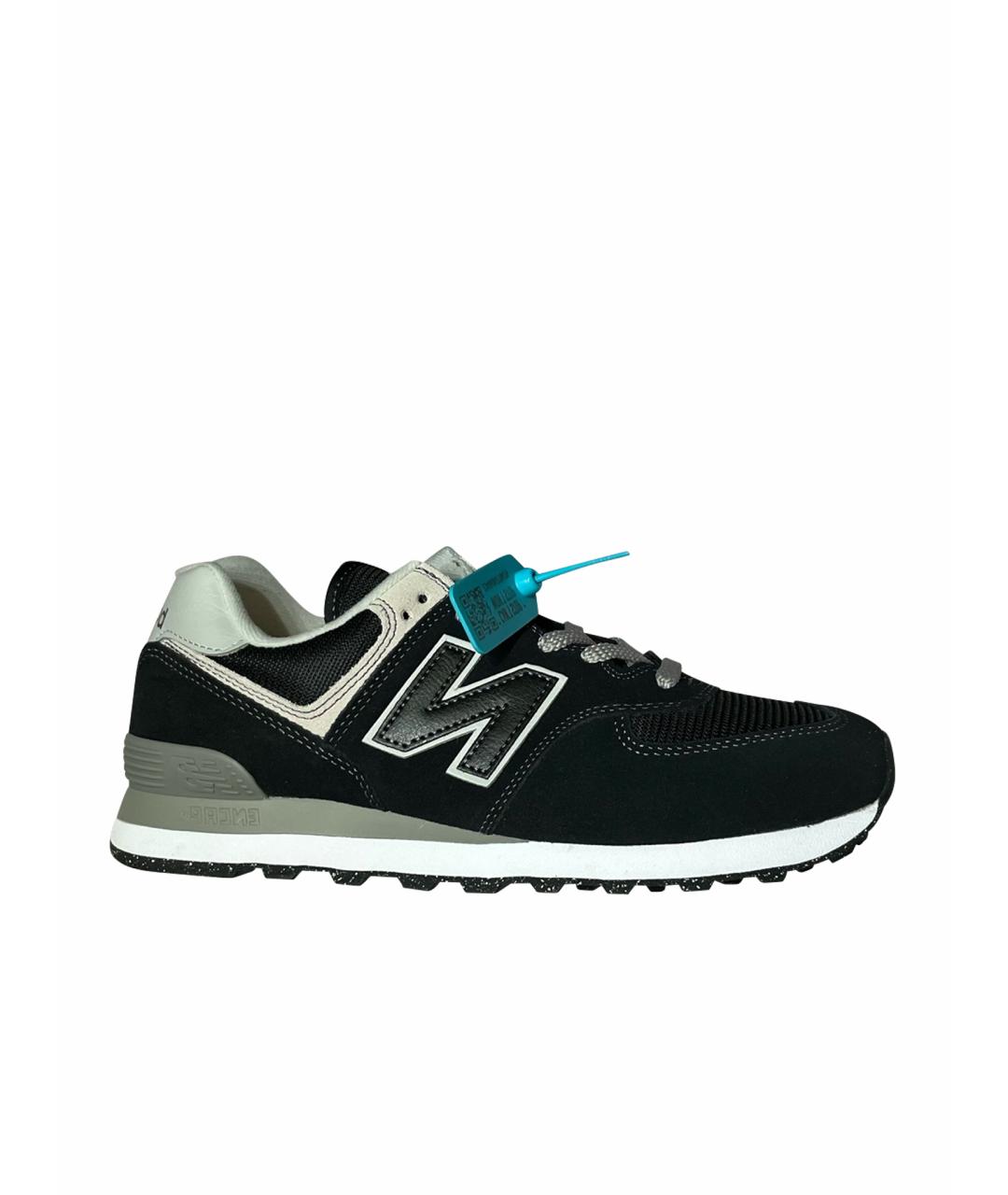 NEW BALANCE Черные низкие кроссовки / кеды, фото 1