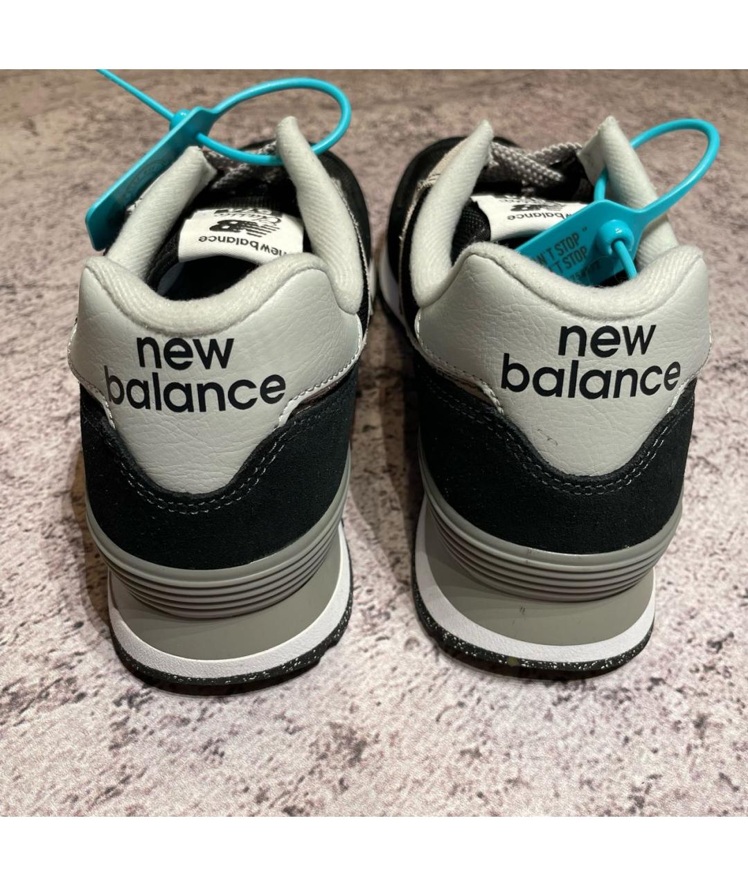 NEW BALANCE Черные низкие кроссовки / кеды, фото 3