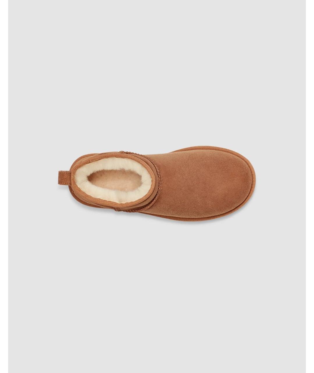 UGG AUSTRALIA Коричневые замшевые ботинки, фото 5