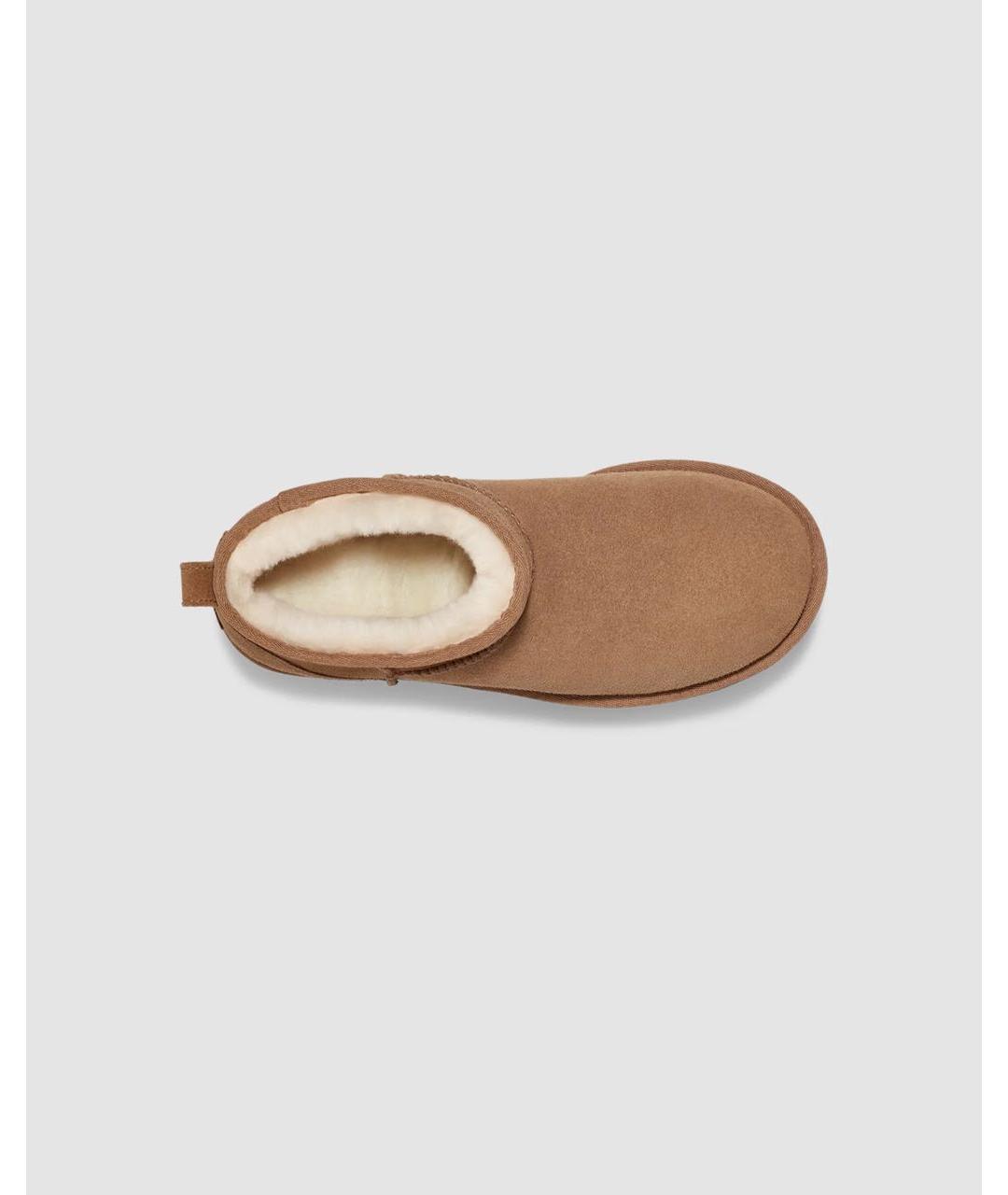 UGG AUSTRALIA Коричневые замшевые ботинки, фото 5