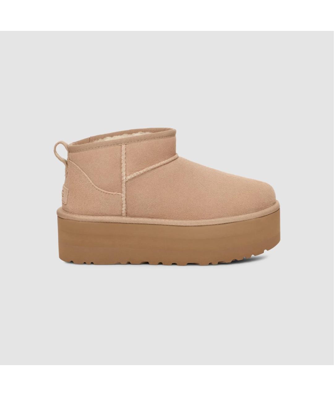 UGG AUSTRALIA Бежевые ботинки, фото 7