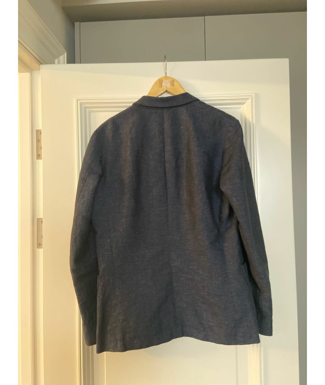 PAUL SMITH Темно-синий льняной пиджак, фото 2