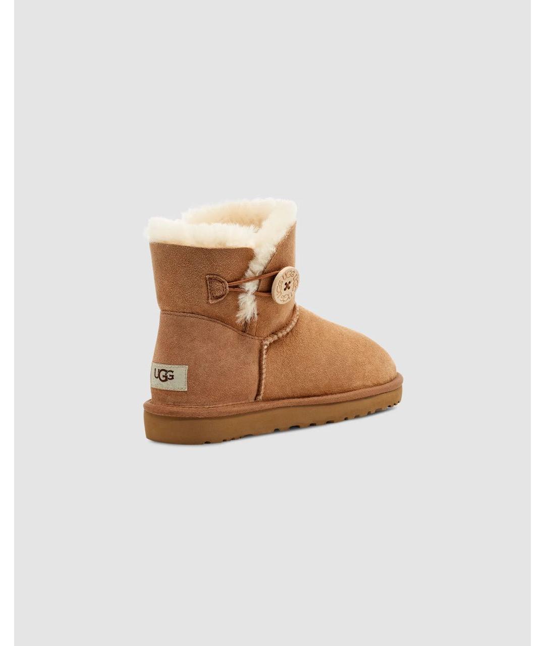 UGG AUSTRALIA Коричневые ботинки, фото 4