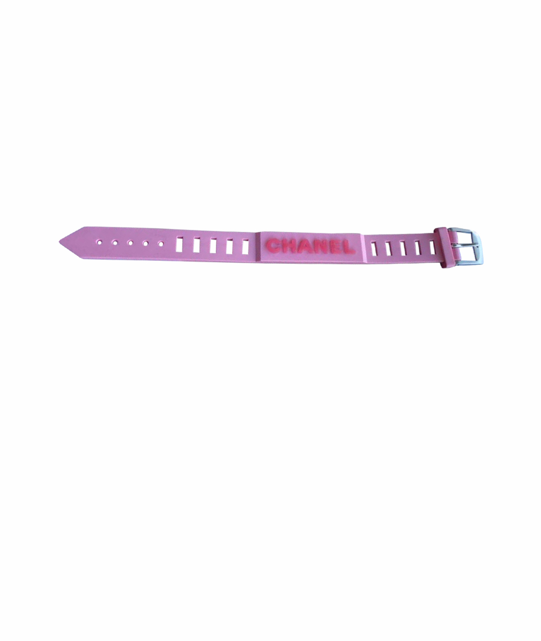 CHANEL PRE-OWNED Розовый пластиковый браслет, фото 1