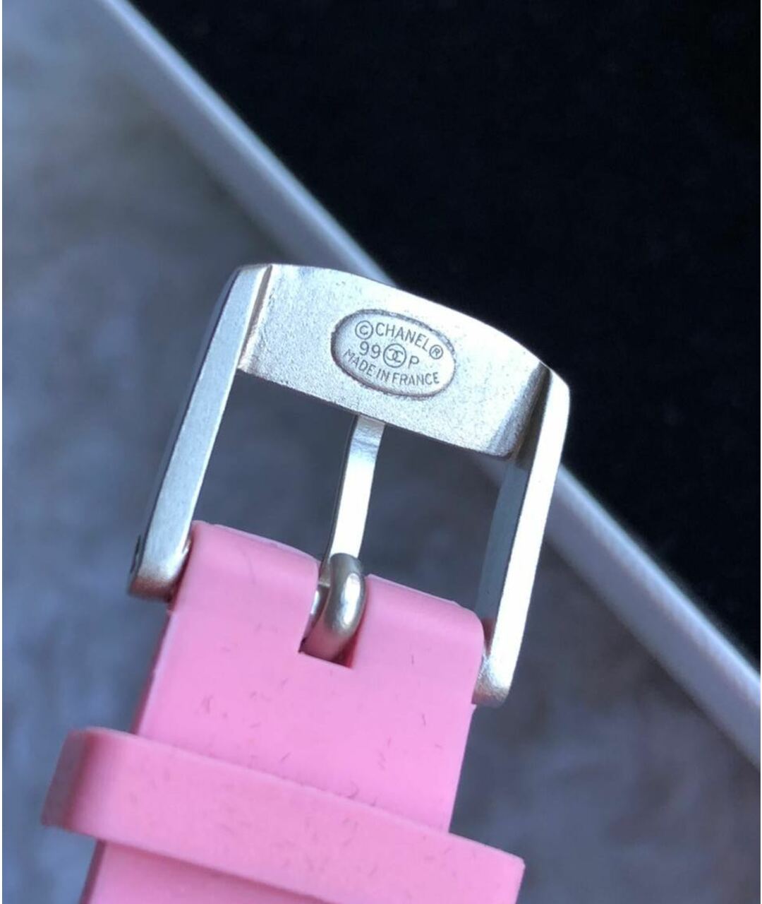CHANEL PRE-OWNED Розовый пластиковый браслет, фото 5