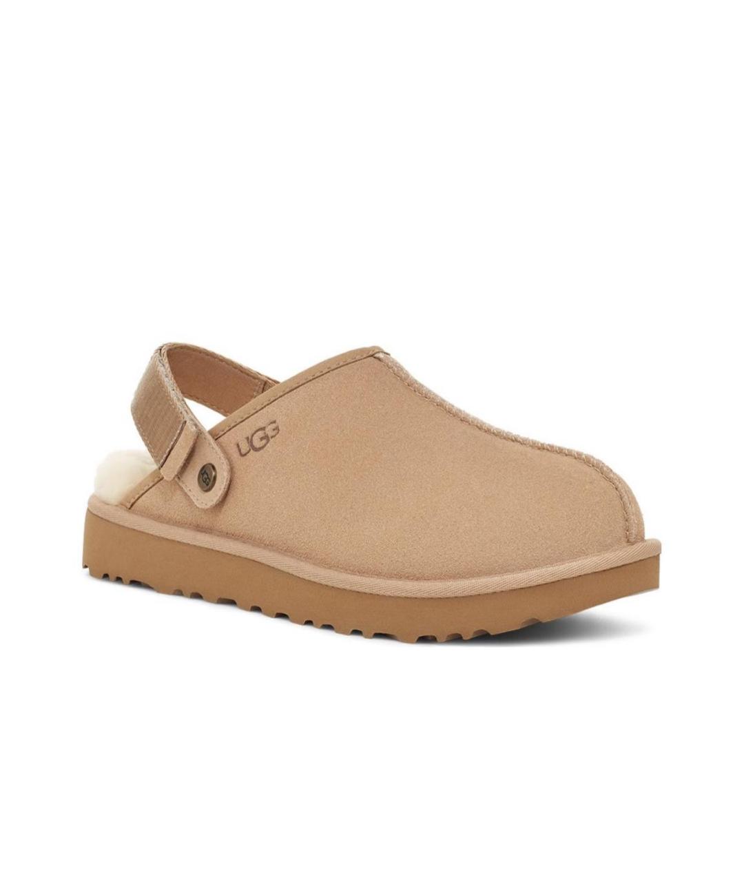 UGG AUSTRALIA Бежевые сабо, фото 2