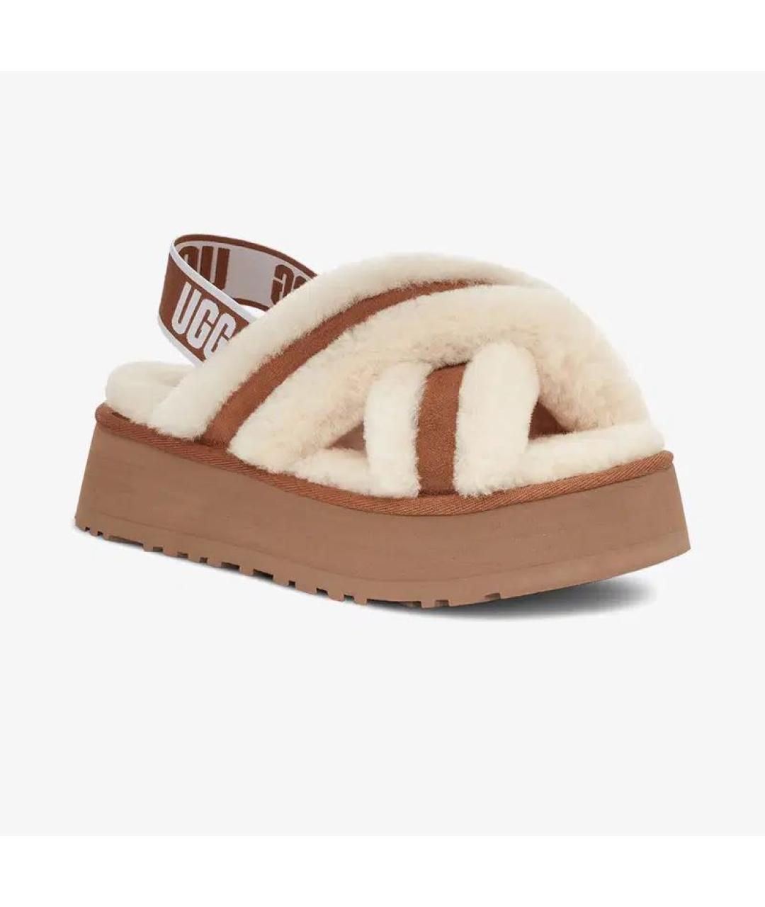 UGG AUSTRALIA Коричневые сандалии, фото 2