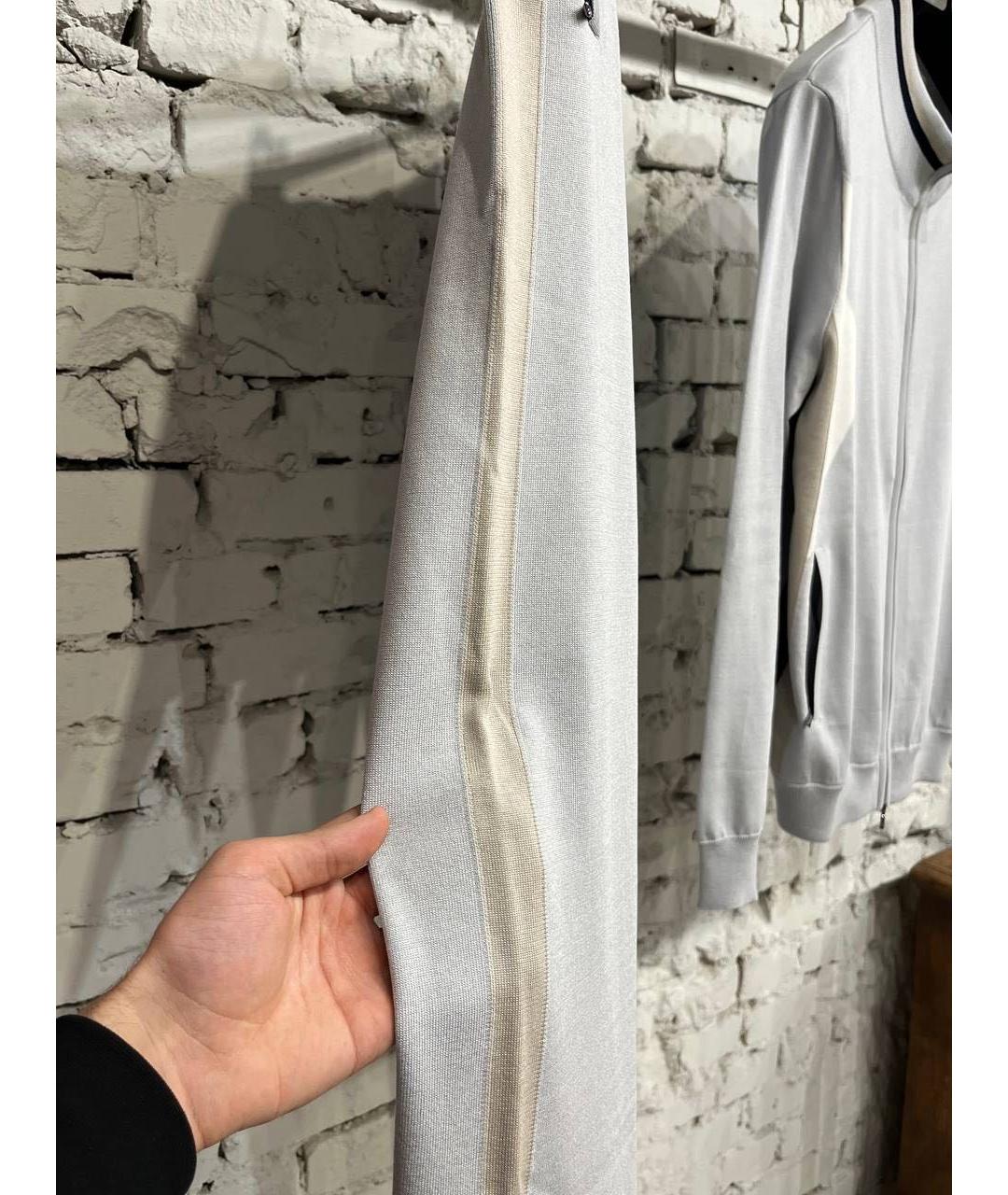 ZILLI Серый хлопковый спортивный костюм, фото 2