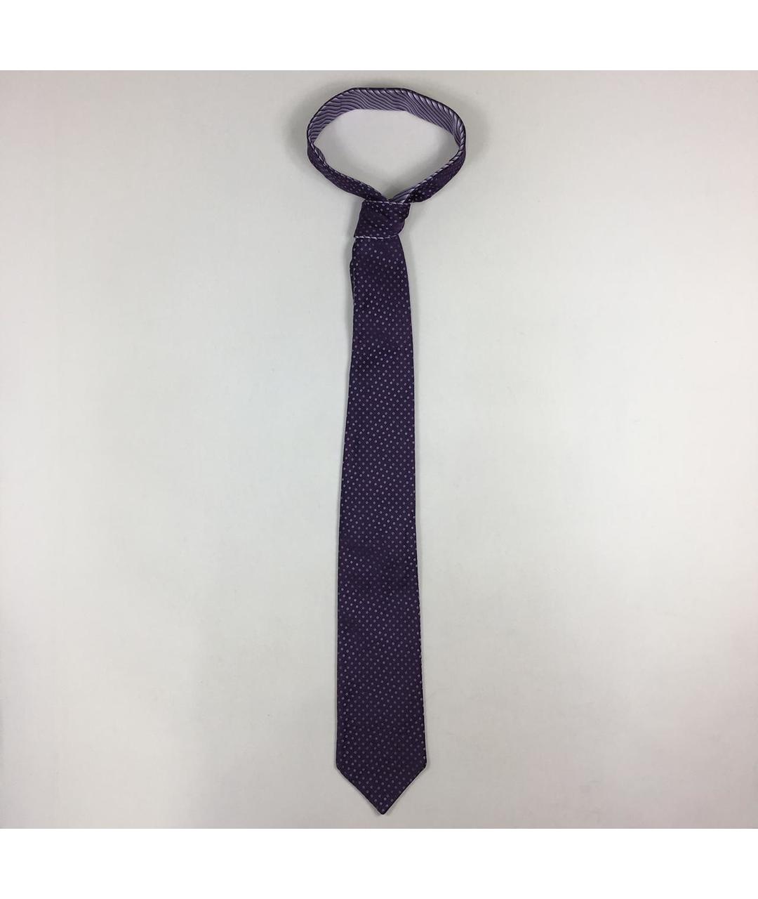 CASTELLO D'ORO Фиолетовый шелковый галстук, фото 4