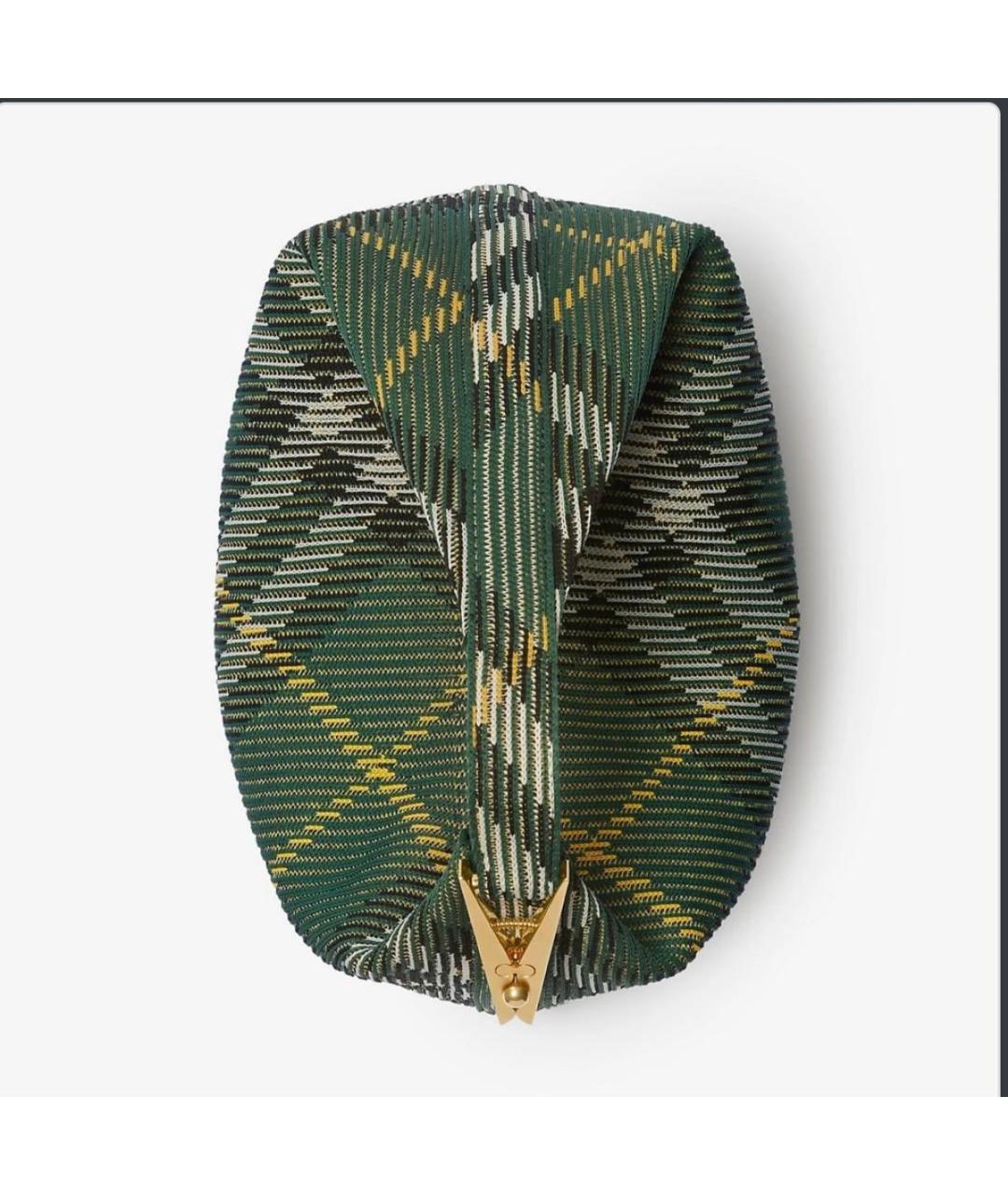 BURBERRY Зеленая сумка с короткими ручками, фото 3