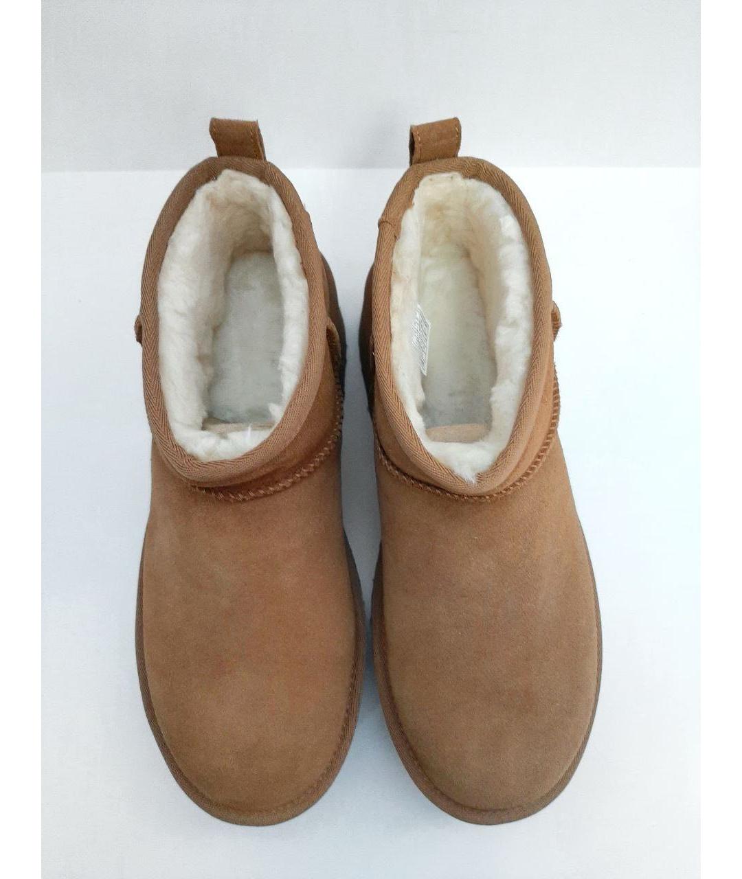 UGG AUSTRALIA Коричневые замшевые ботинки, фото 3