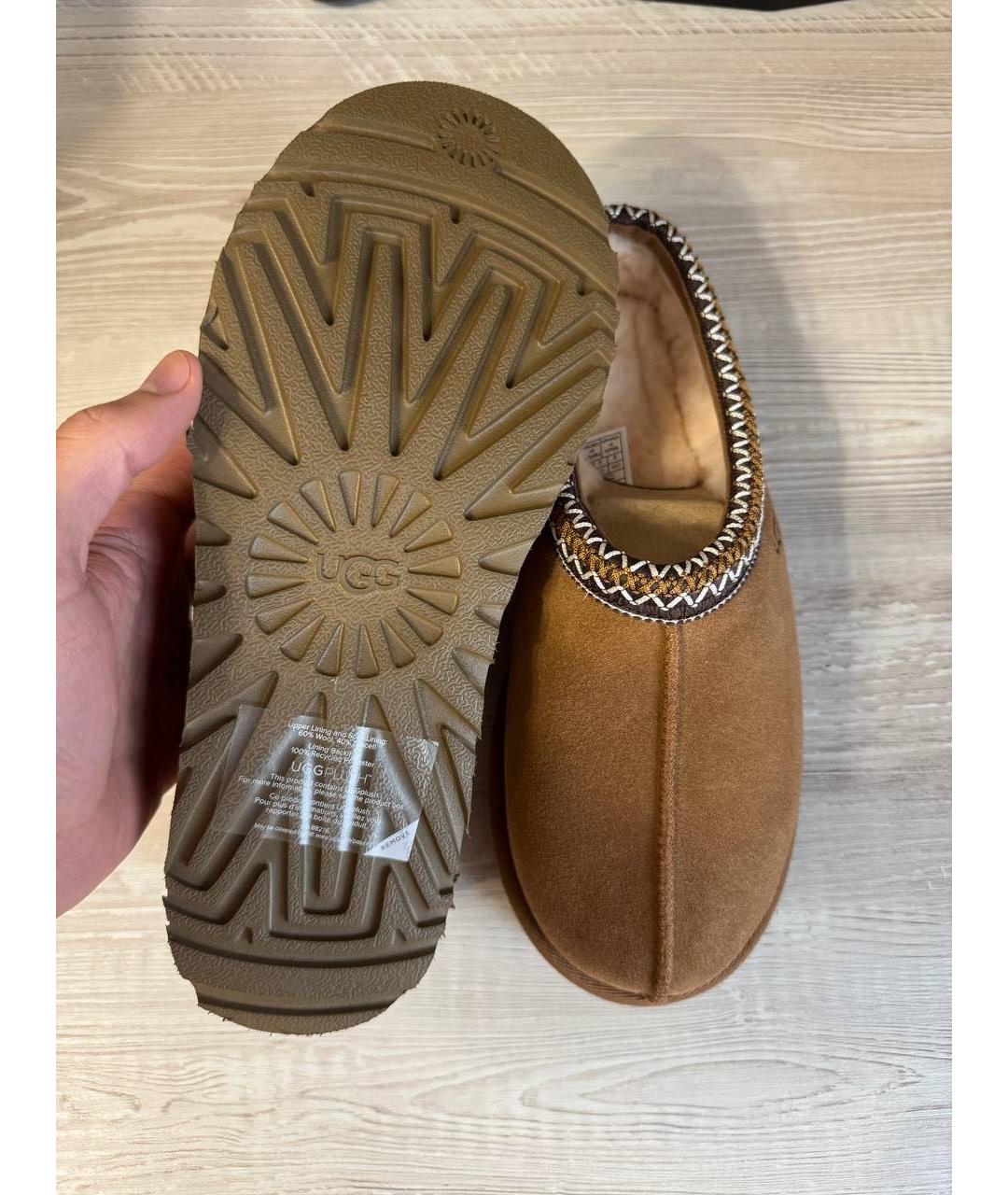 UGG Коричневые кожаные ботинки, фото 2