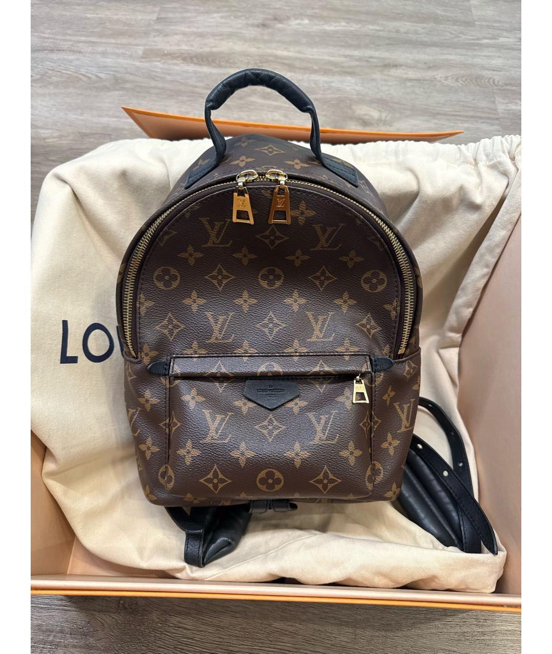 LOUIS VUITTON Коричневый рюкзак, фото 8
