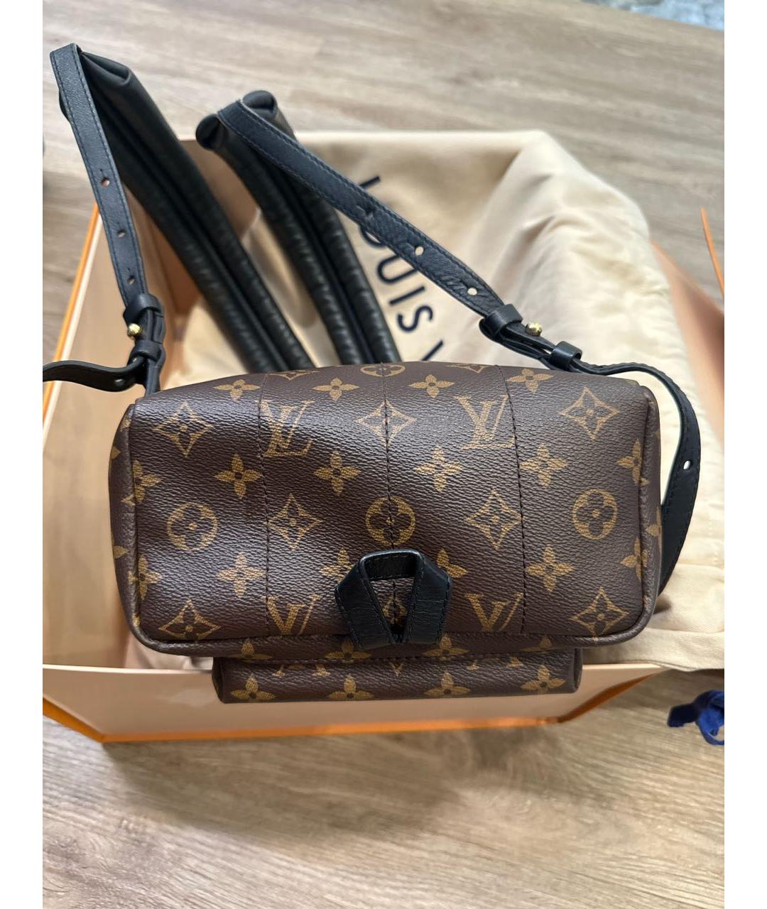 LOUIS VUITTON Коричневый рюкзак, фото 7