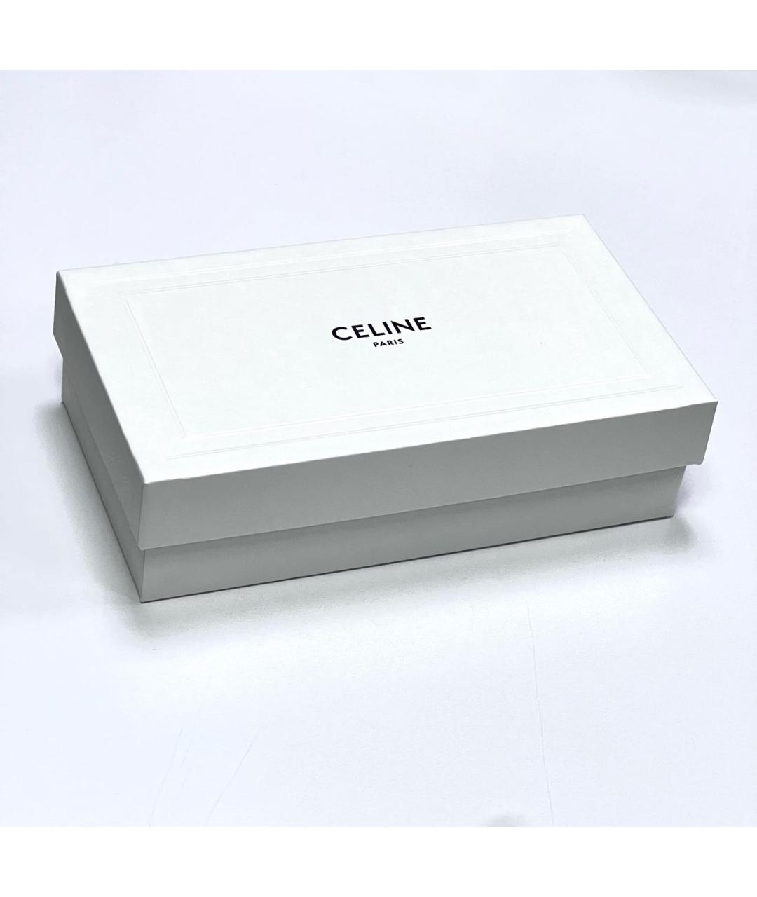 CELINE Серебряные металлические солнцезащитные очки, фото 4