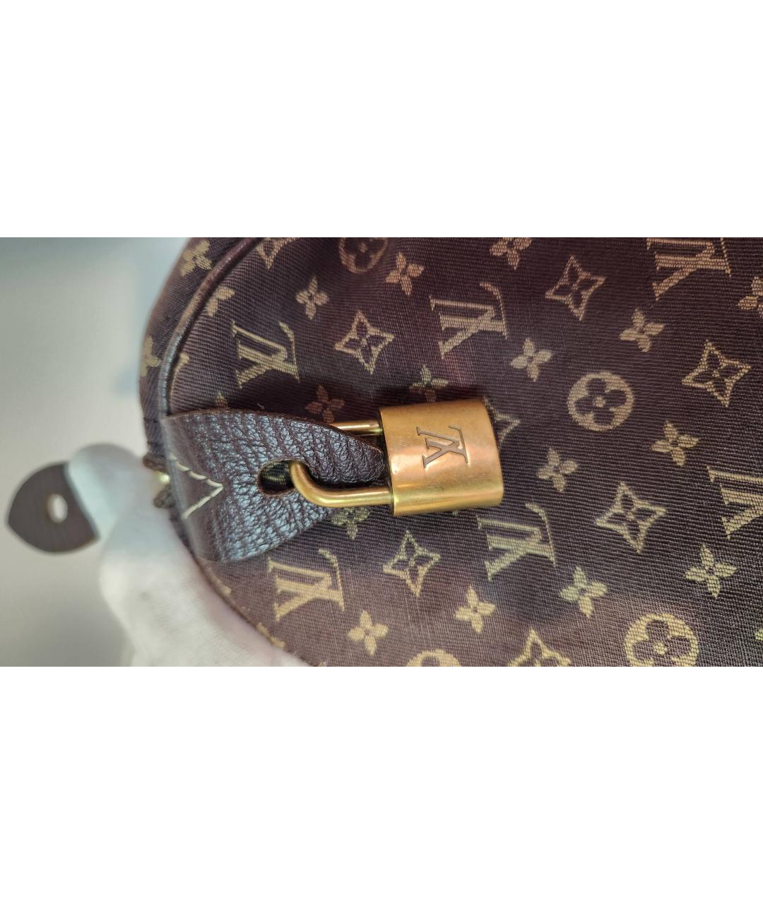 LOUIS VUITTON Коричневая сумка с короткими ручками, фото 5