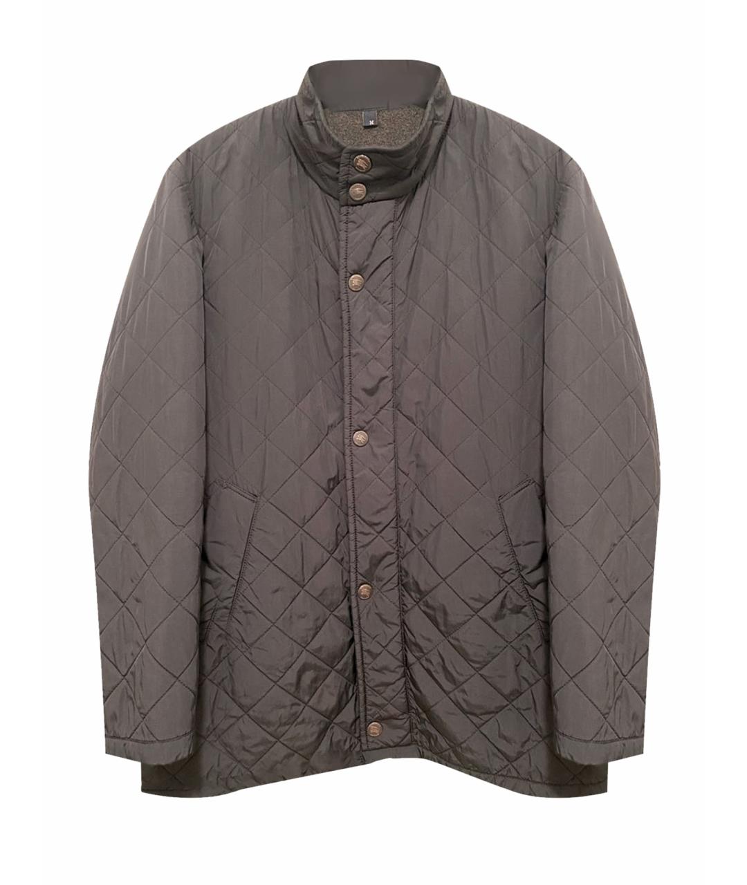 BURBERRY Темно-синяя полиамидовая куртка, фото 1