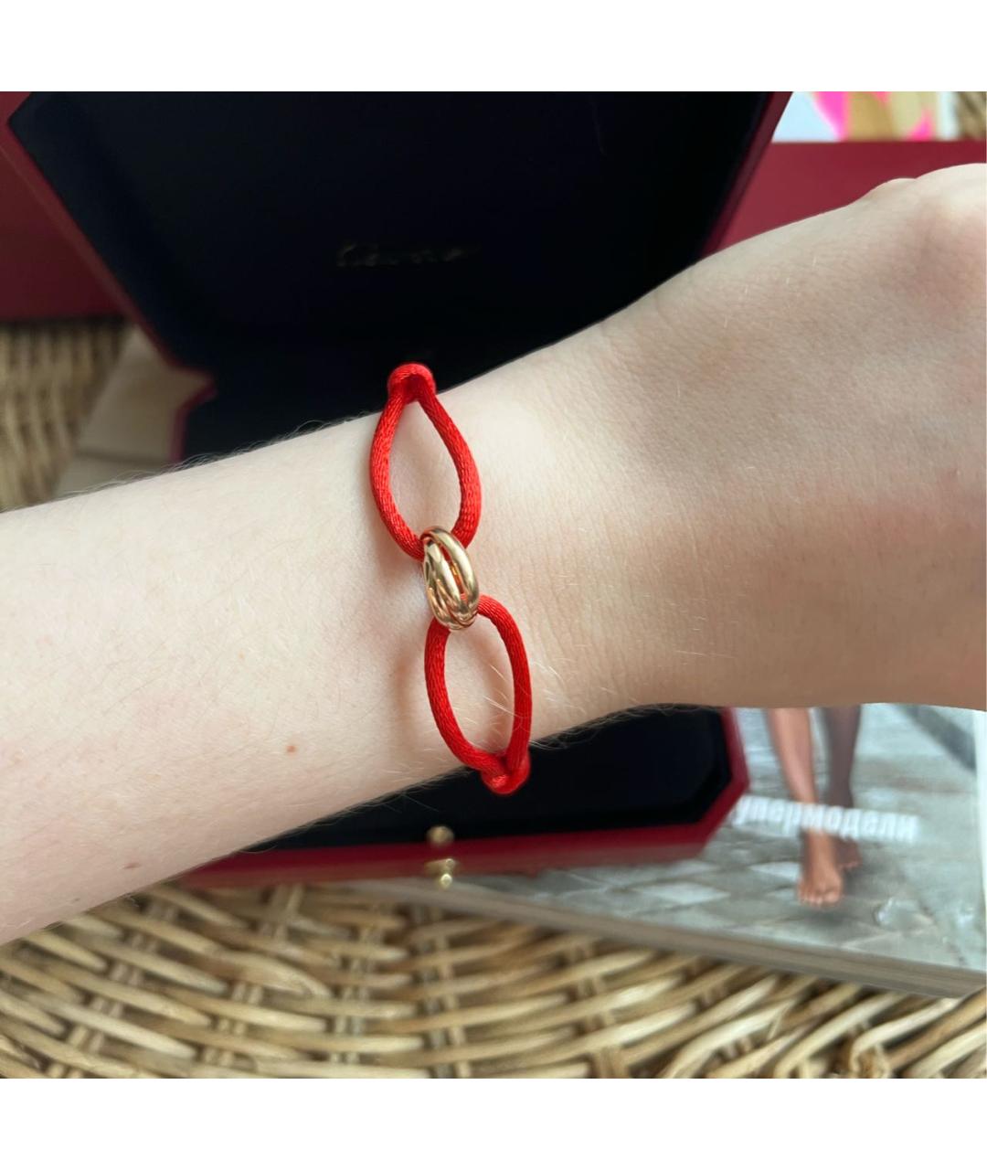 CARTIER Красный браслет из розового золота, фото 4