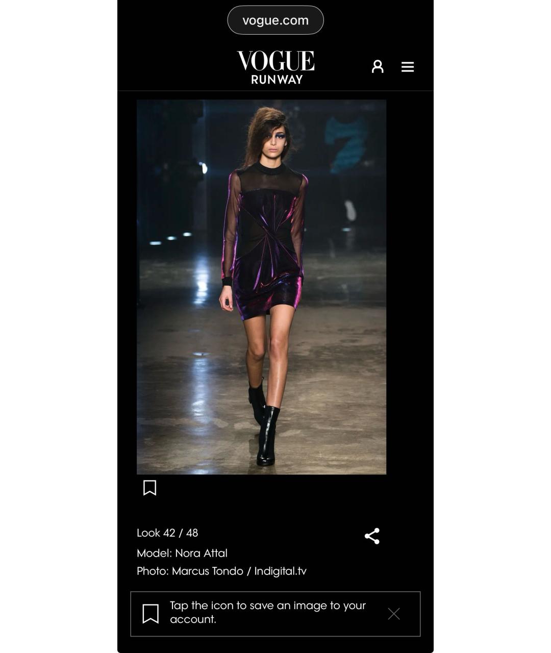 VERSUS VERSACE Фиолетовое полиэстеровое коктейльное платье, фото 4
